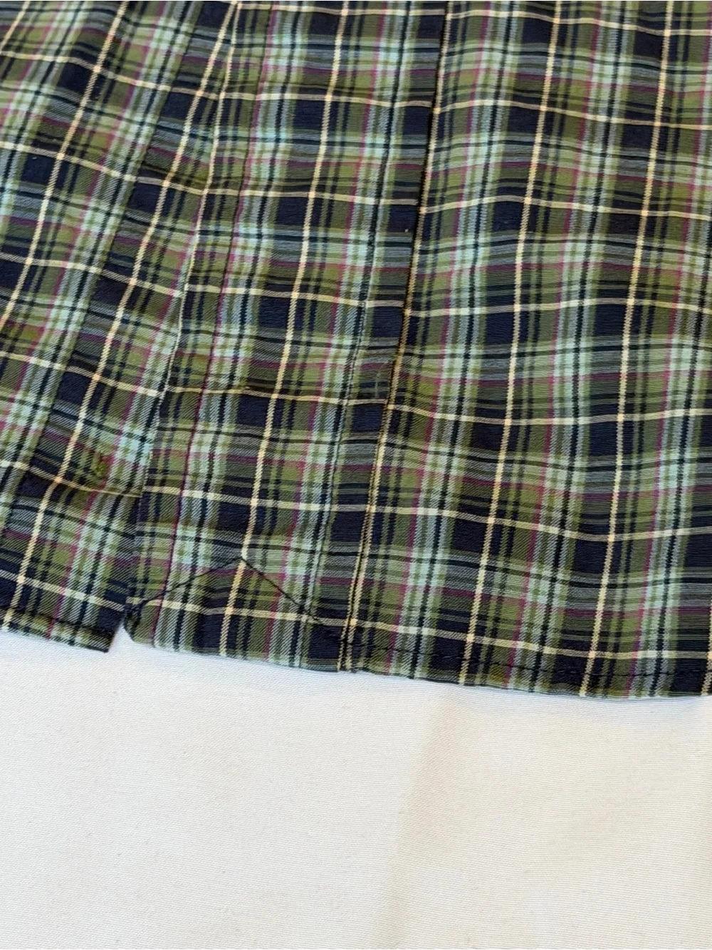 Polo by Ralph Lauren Blue and Green Plaid Button-Down Shirt